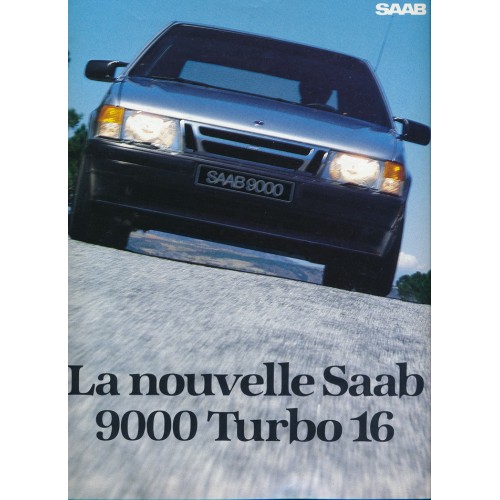 1985   Saab 9000 Turbo 16  (French)