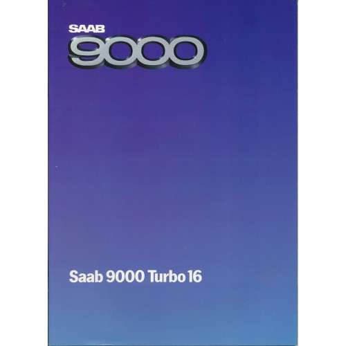 1985   Saab 9000 Turbo 16  (Italian)